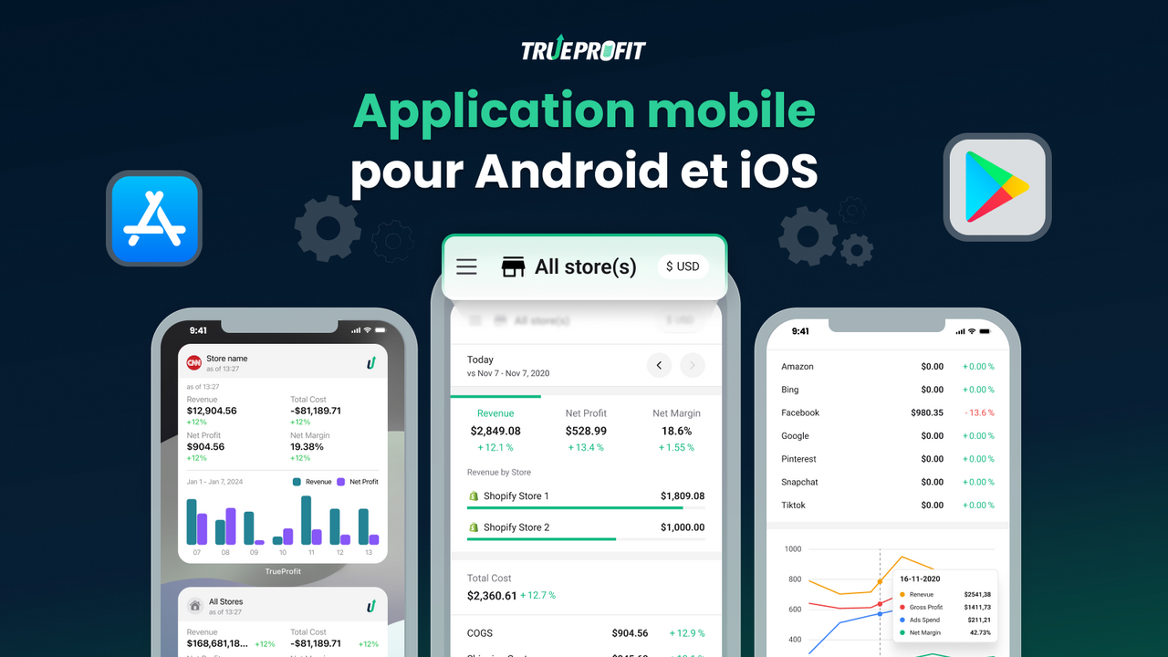 Application mobile pour Android et iOS, widget mobile