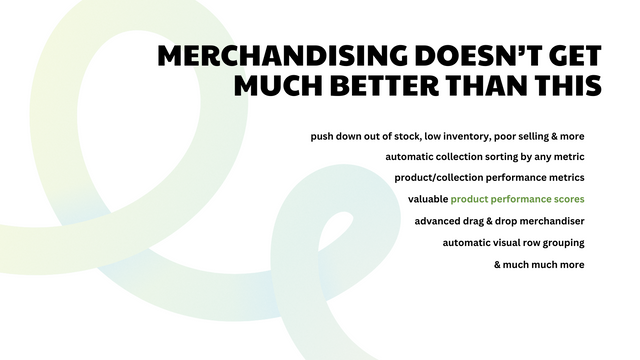 Características de Collection Merchandiser