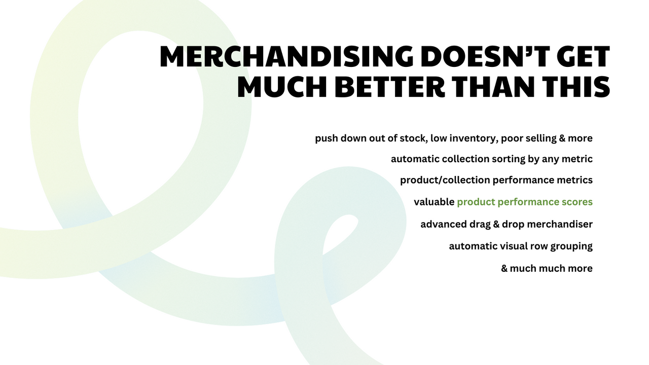 Características de Collection Merchandiser