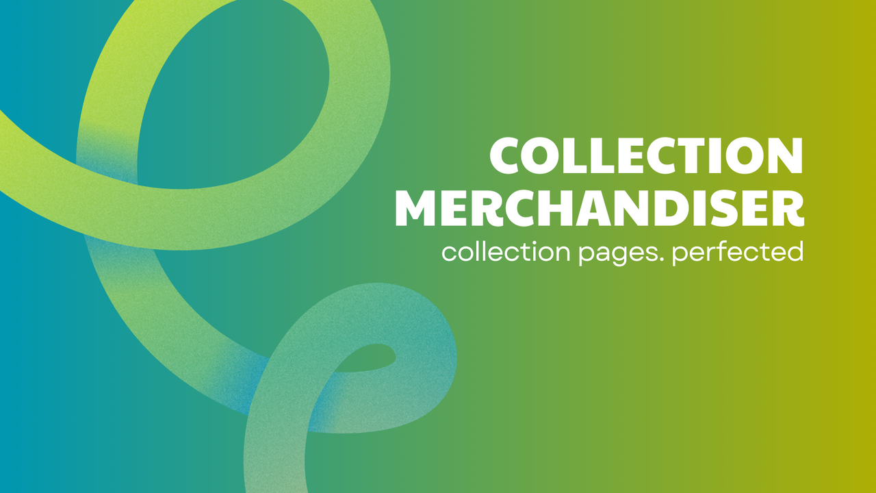 Página de ordenação do Collection Merchandiser