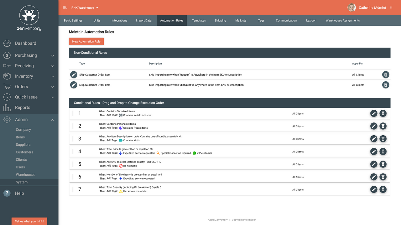 Automation rules: conditional & non-conditional