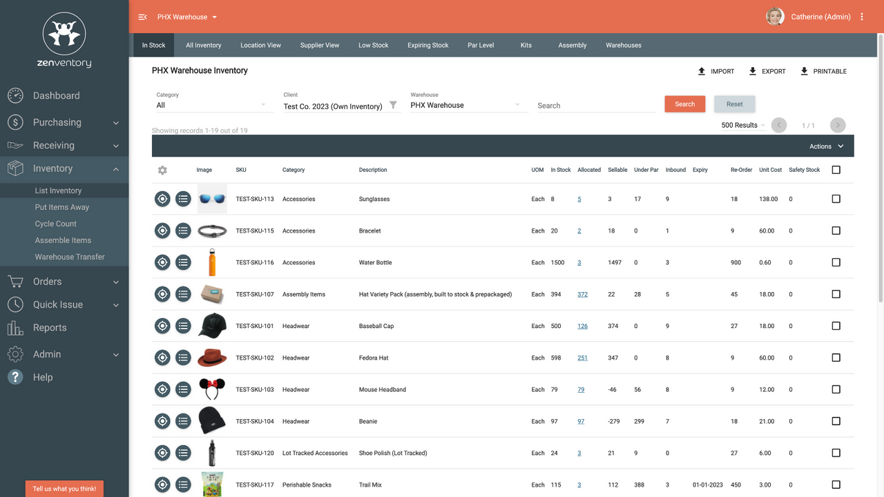 Multi-warehouse inventory management