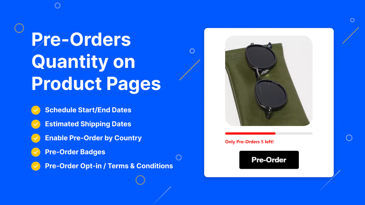 pre-order button shopify