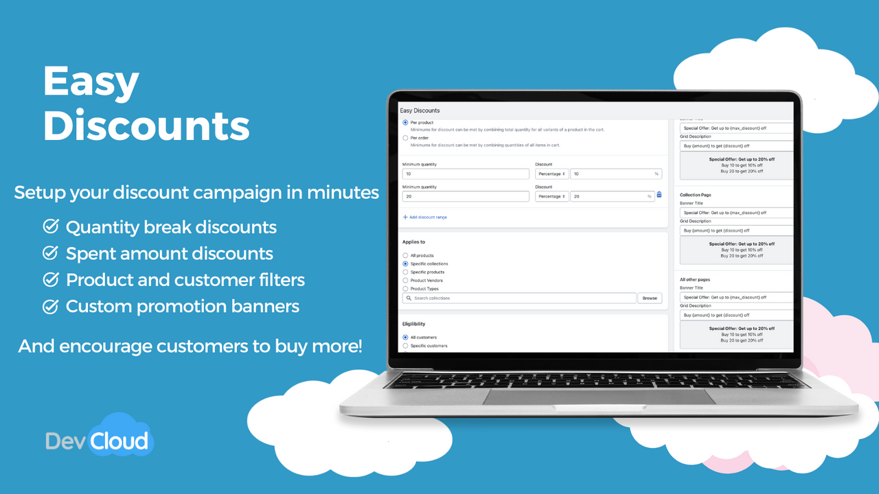 Easy Discounts by DevCloud Screenshot