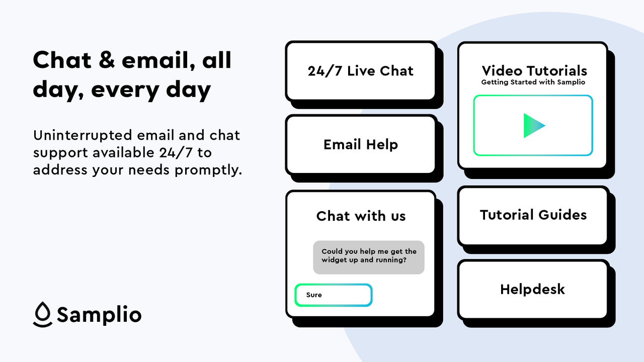 Chat & email, all day, every day