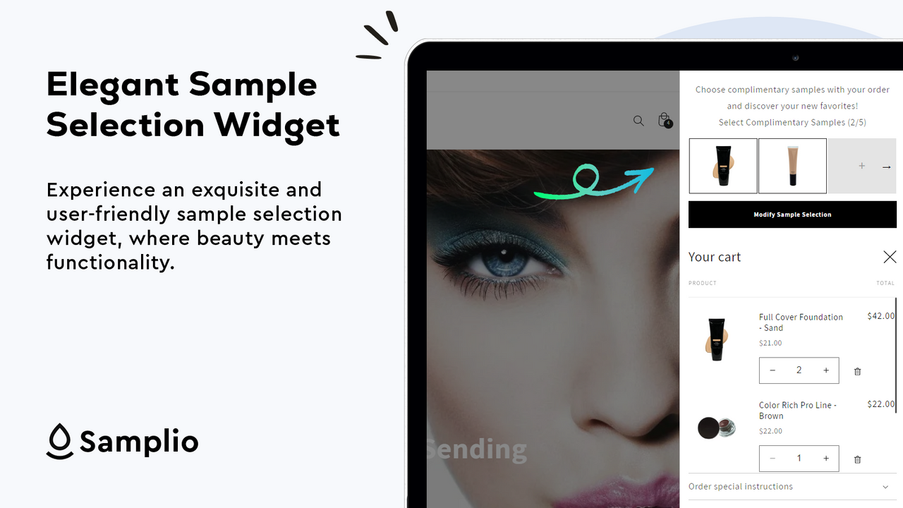 Elegant Sample Selection Widget