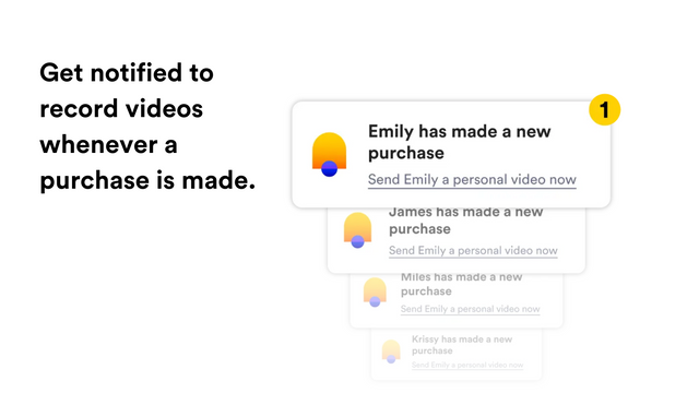 Convert more shoppers with thank you for your order videos