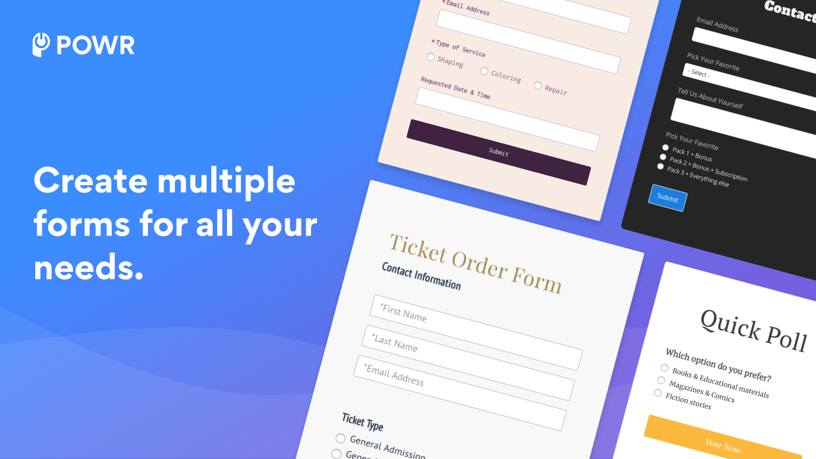 Wholesale Form Builder'