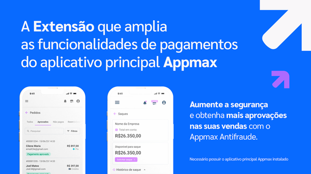 Instale o aplicativo Appmax 