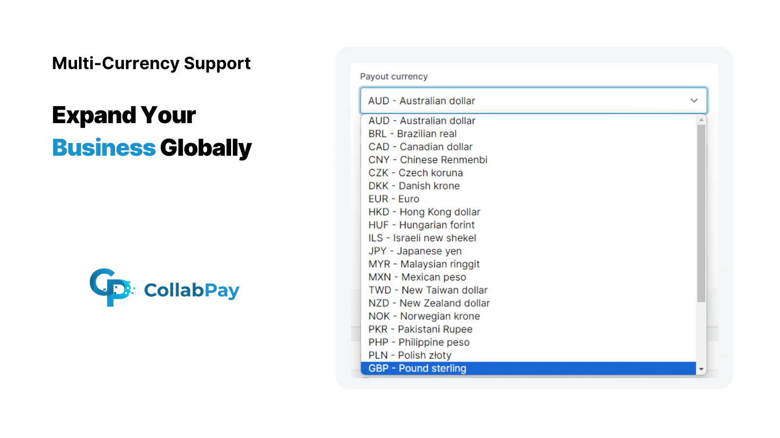 Multi currency support