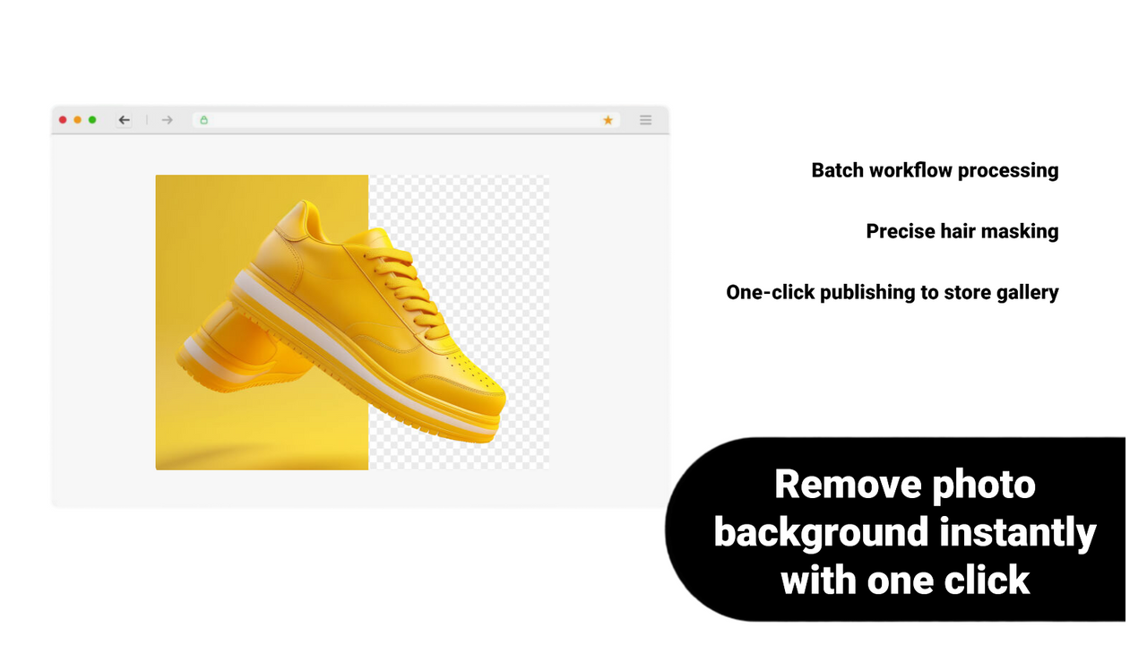 Pixcleaner Background Remover - Professional product images with no  background. Boost sales.