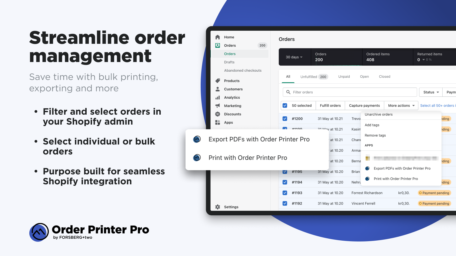 Order Printer Pro: Invoice App Screenshot