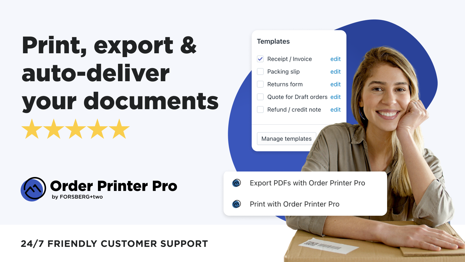 Order Printer Pro - Print, Invoice & auto-deliver your documents