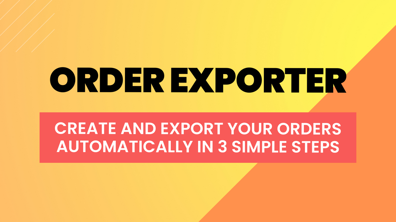 Ordersify Order Exporter