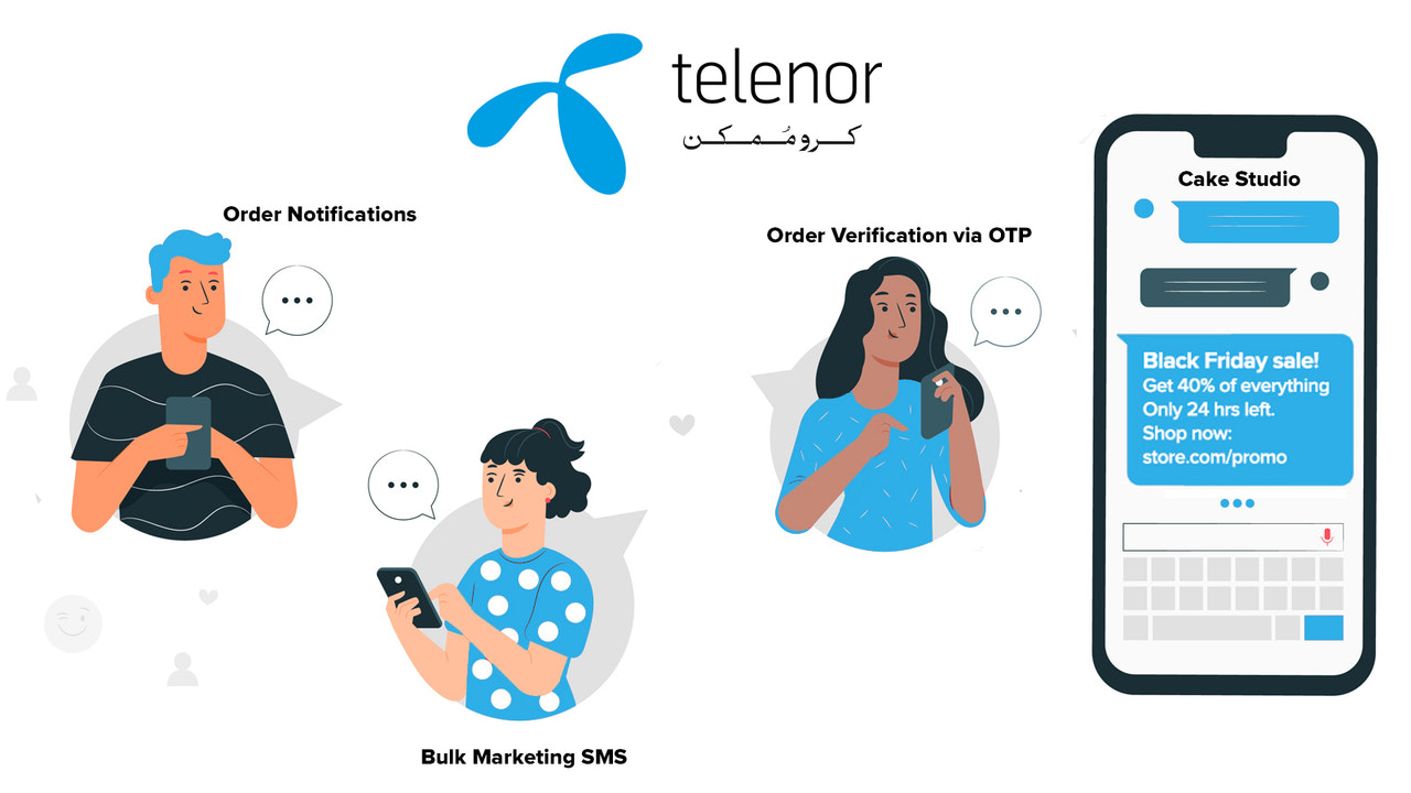 Telenor ‑ Branded SMS Pakistan Screenshot