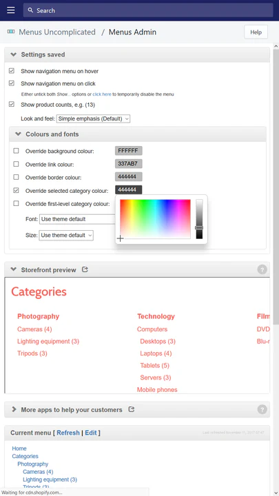 Mobile-friendly click-and-tick configuration to customise your m