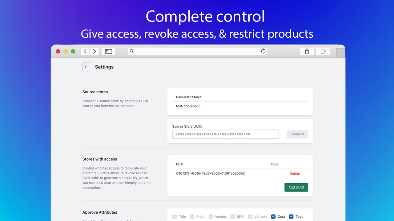 Configurações do Duplicador de Produtos