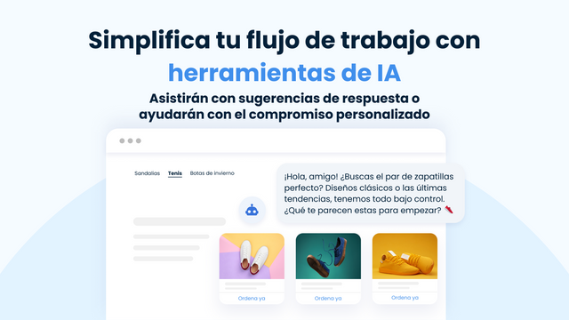 Simplifica tu flujo de trabajo con herramientas de IA.