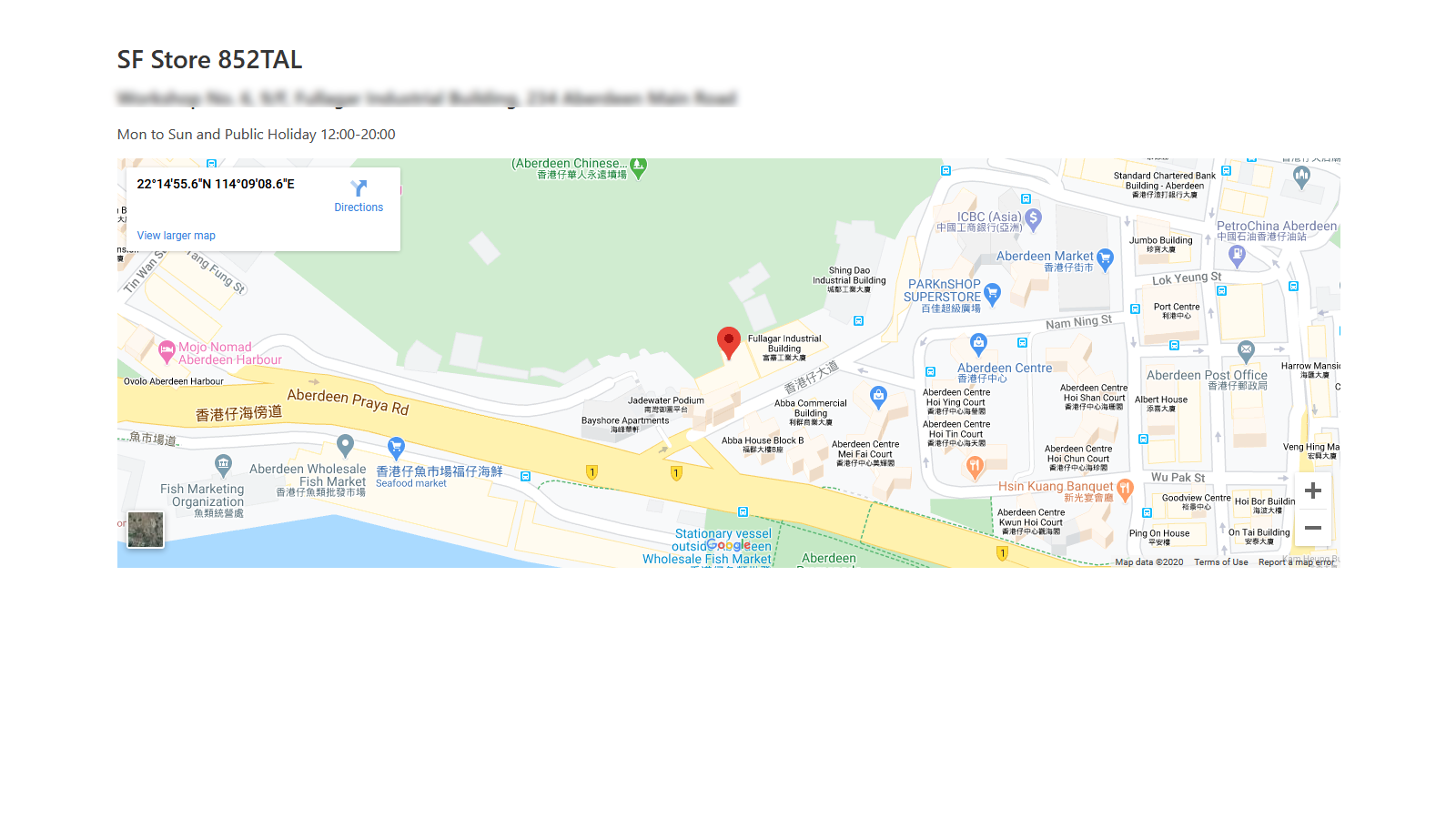 支援 Google Map 位置顯示