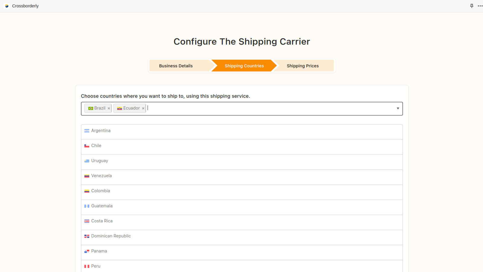 Easy Crossborder Shipping Screenshot