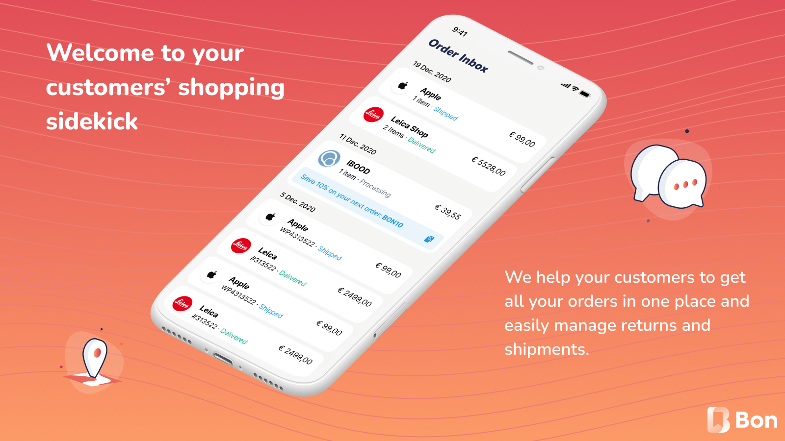 Bon ‑ Shop, Track and Discover Screenshot