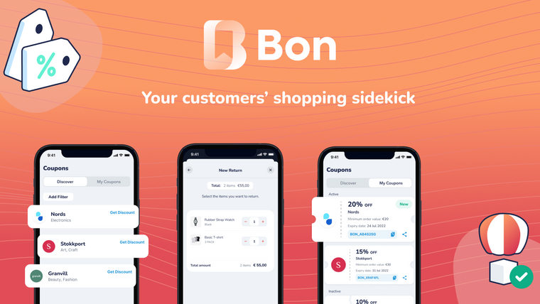 Bon ‑ Shop, Track and Discover Screenshot