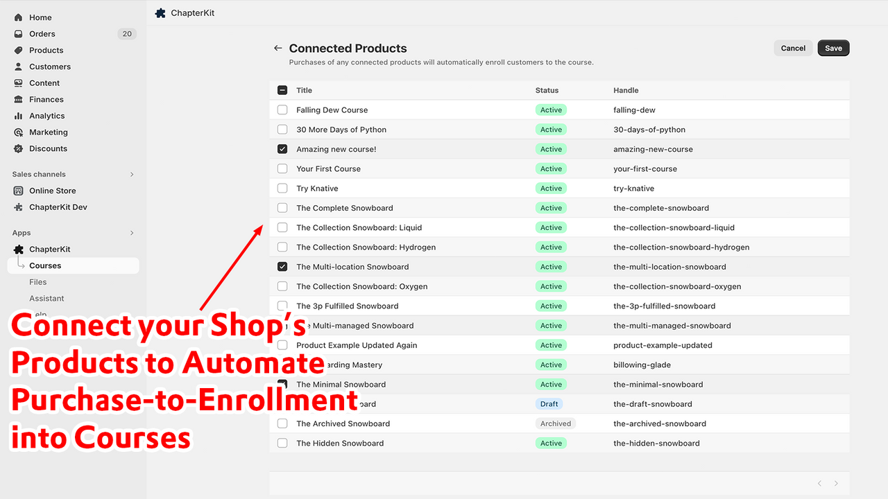 Connect Products to Automate Purchase-to-Enrollment