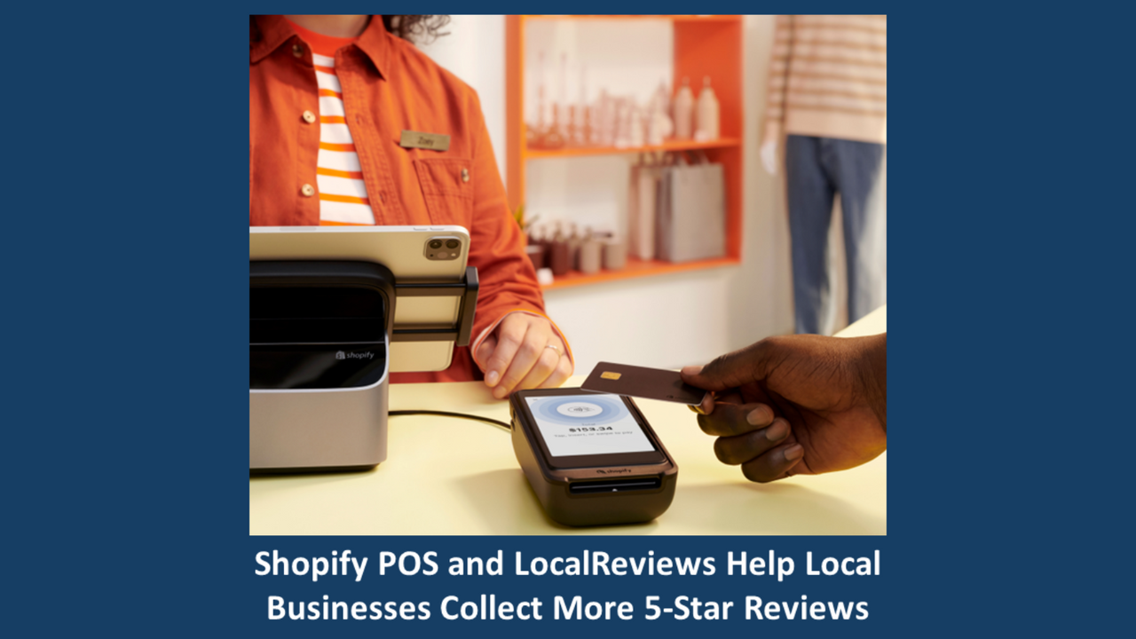 Shopify POS integreras med LocalReviews