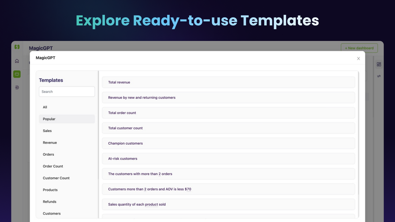 Explore Ready-to-use Templates