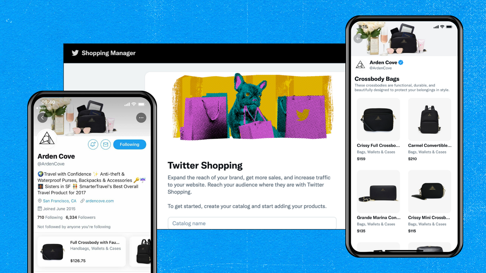 Bild av Twitter Shoppings funktioner