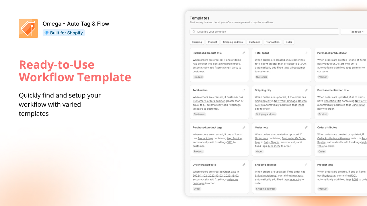 Templates: Bibliotheek met kant-en-klare workflow templates