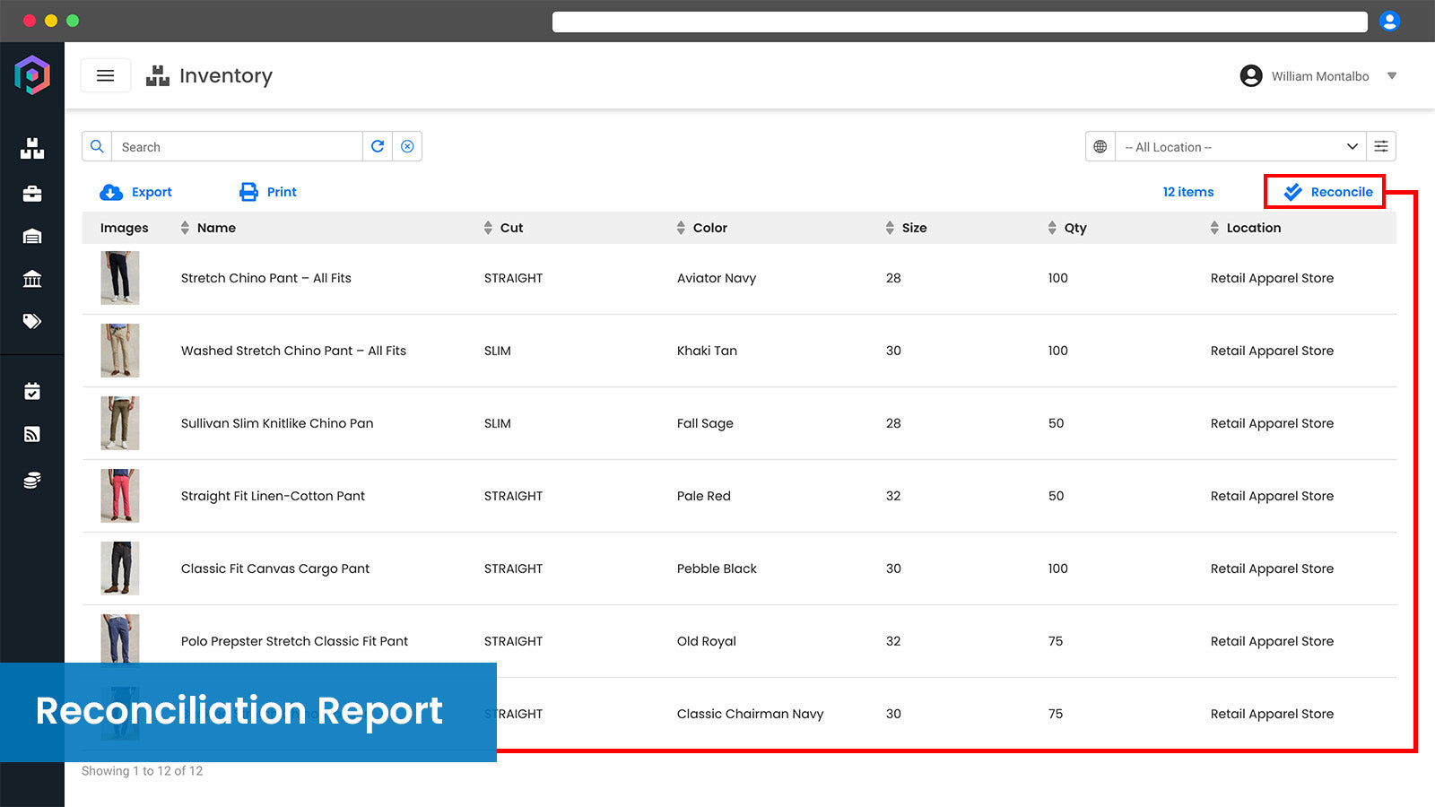 SimplyRFiD Wave RFID Inventory Screenshot