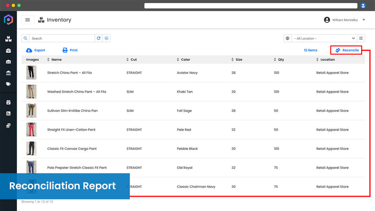 SimplyRFiD Wave RFID Inventory Screenshot