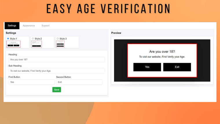 Easy Age Verification Screenshot