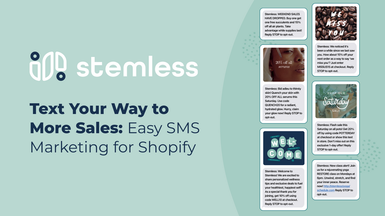 Stemless: SMS Marketing Screenshot