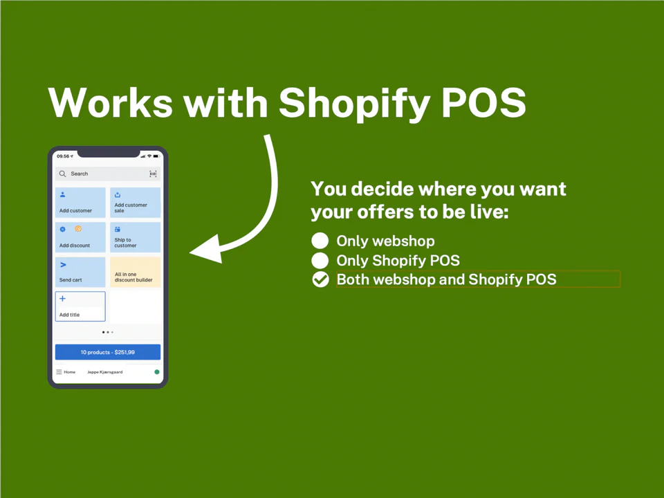 Fonctionne avec Shopify POS