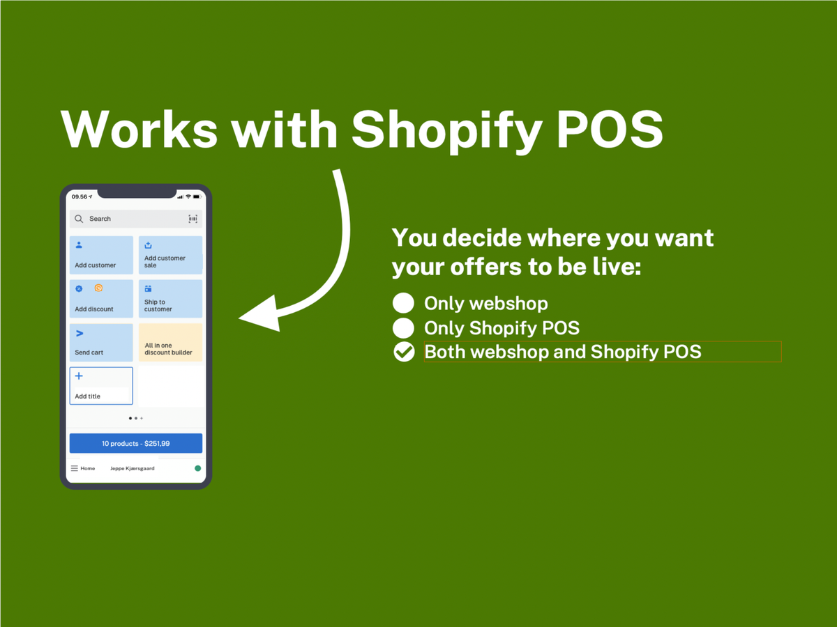 Works with Shopify POS