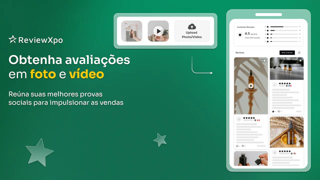 Oferece descontos para gerar análises de produtos da Shopify