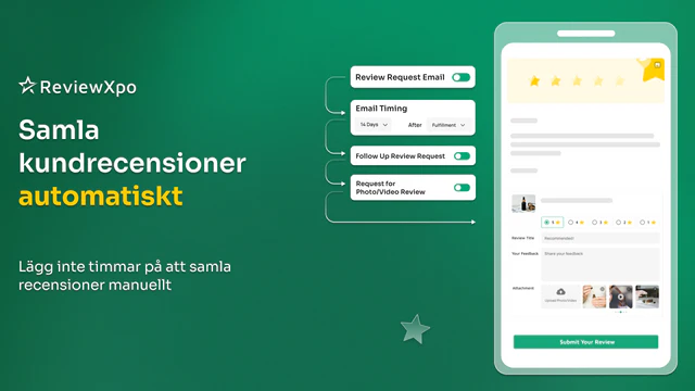 E-post för automatisk granskningsbegäran för produktgranskning