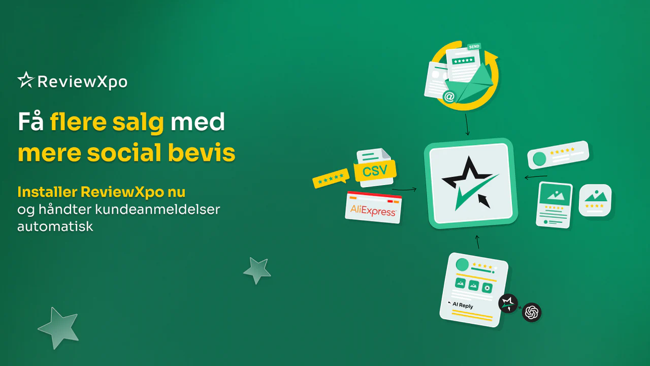 Installer produktanmeldelser app nu