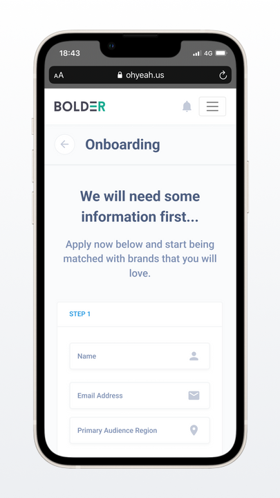 Mobiele Onboarding