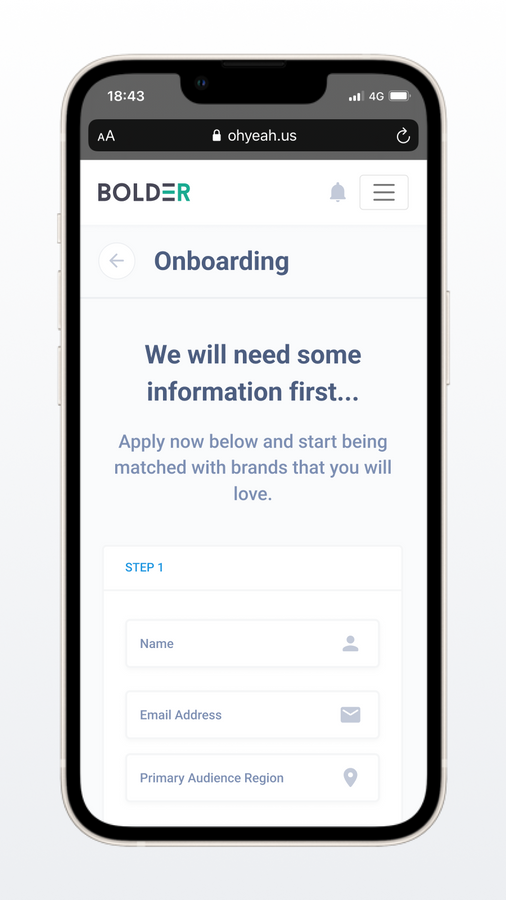 Mobile Onboarding