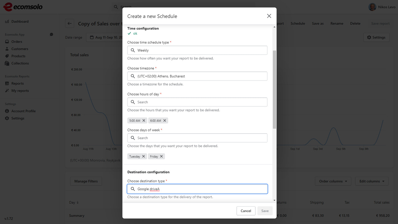 Automated Exports by Schedules