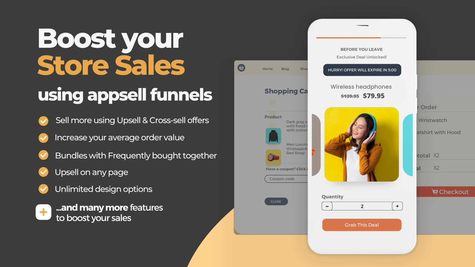 Verhoog uw verkoop met upsell & cross sell funnels