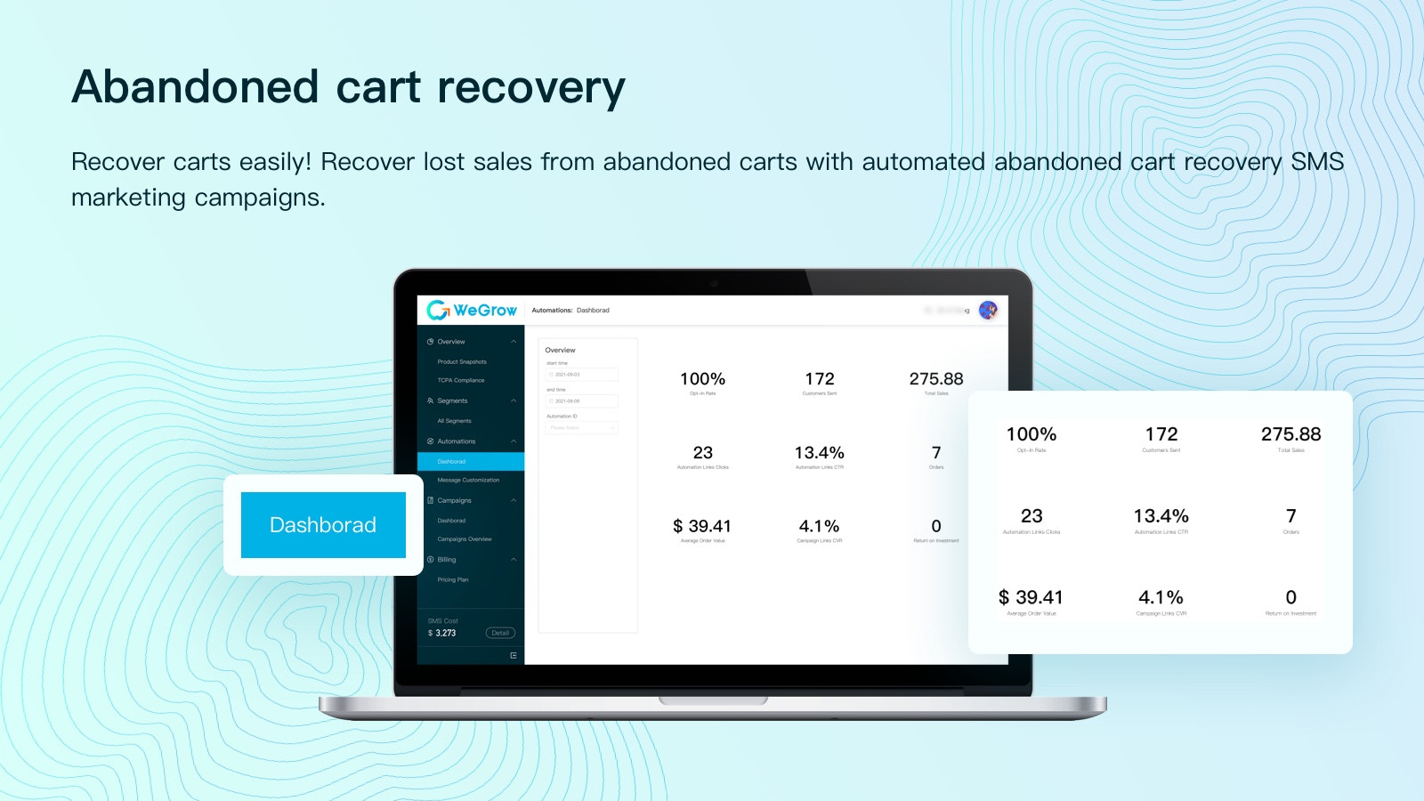 Automations Dashborad