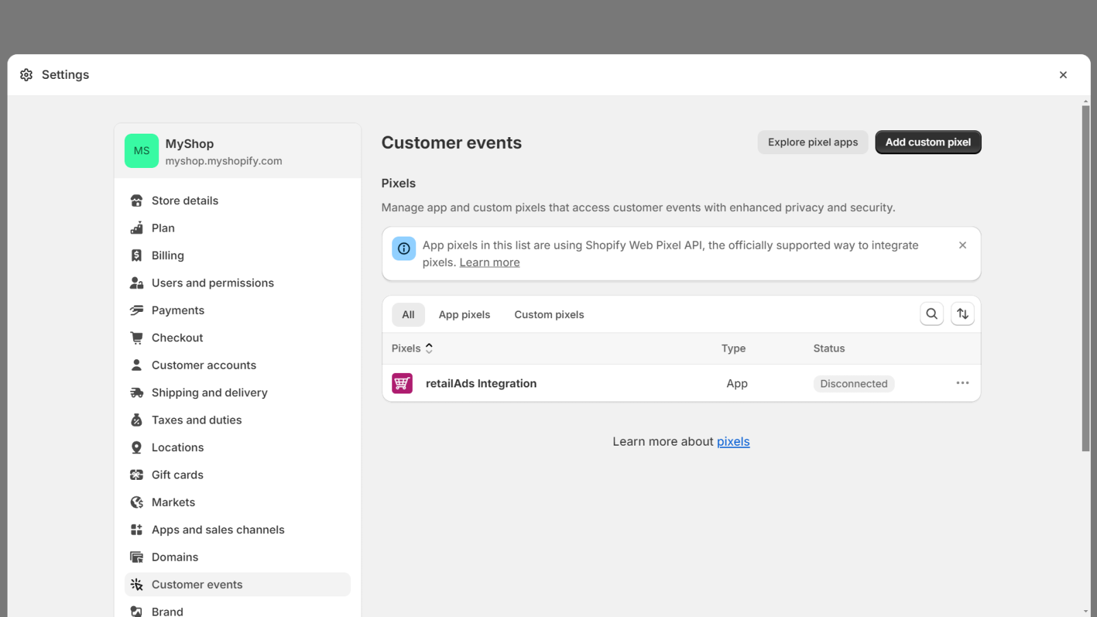 Web Pixel Overview