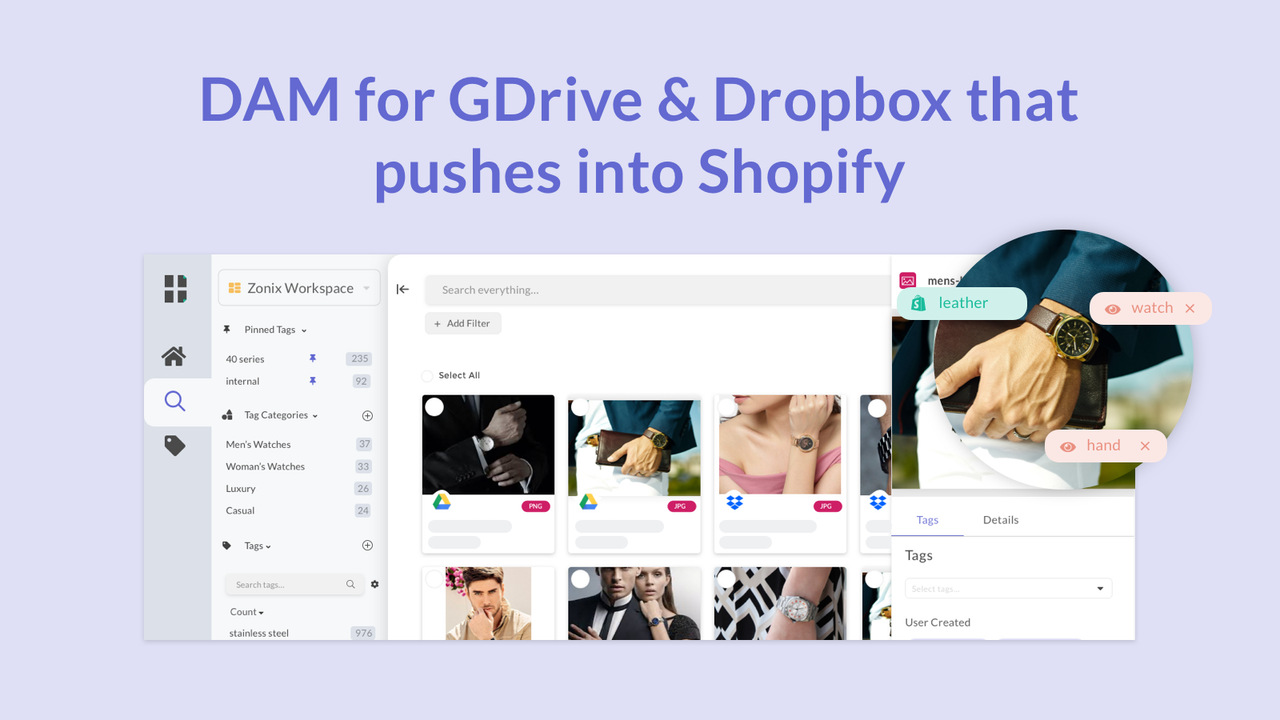 Digital Asset Management for Shopify