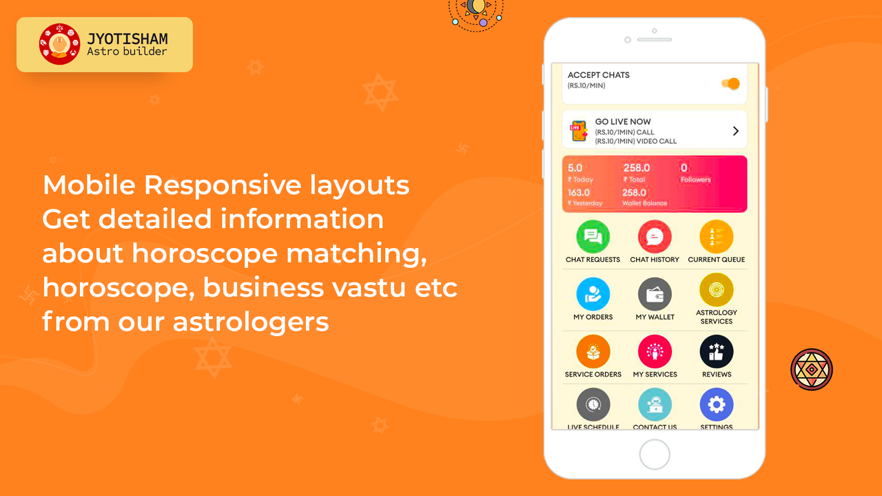 Jyotisham Astro Builder sur mobile 