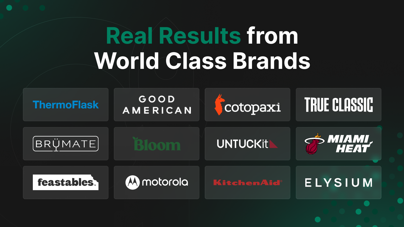 Resultados Reales de Marcas de Clase Mundial