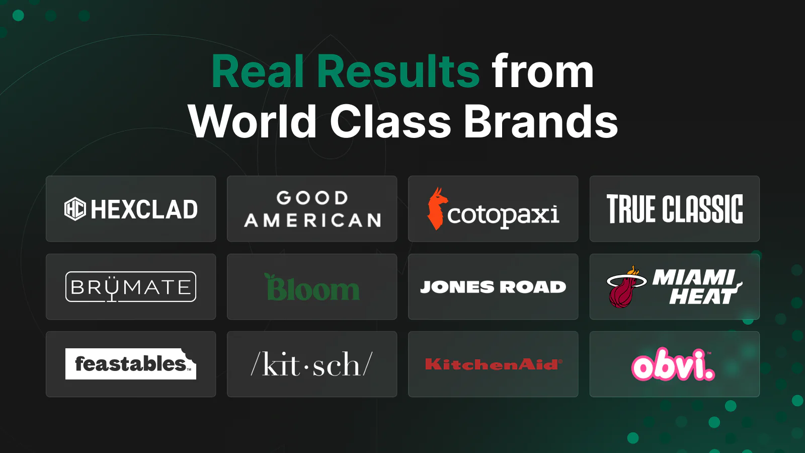 Resultados Reales de Marcas de Clase Mundial